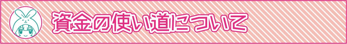 資金の使い道について