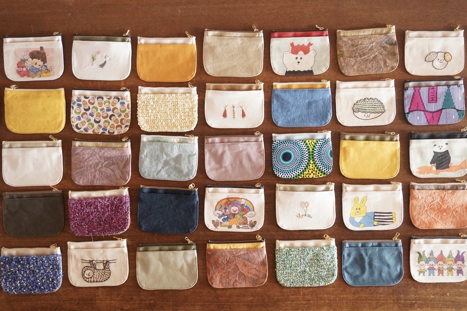 コラボミニ財布大集合!