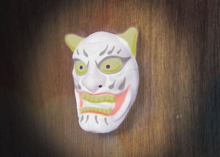 Ponboks 石見神楽面×光の絵付け