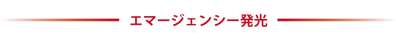 エマージェンシー発光
