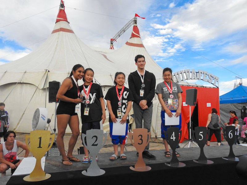 表彰台@ラスベガス