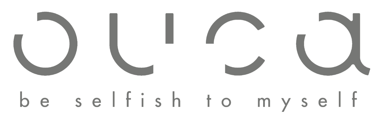 オウカのロゴ　OUCA　be selfish to myself