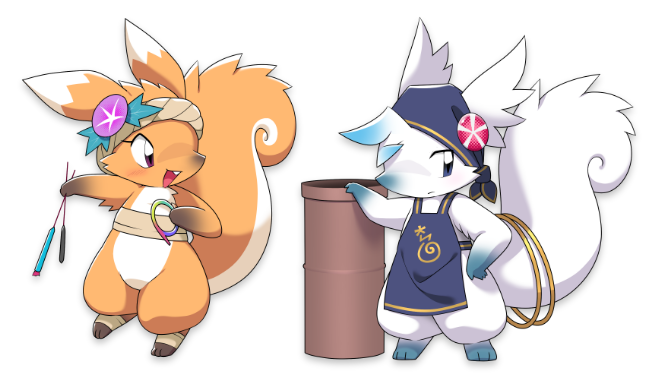 ハナビィとフュージィ