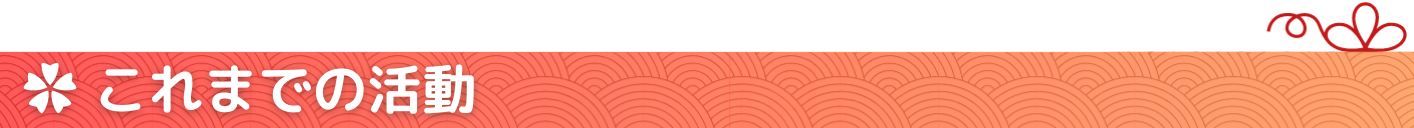 これまでの活動