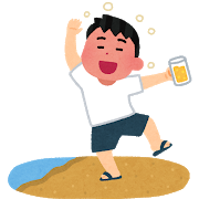 沖縄で海といえばビーチパーティー