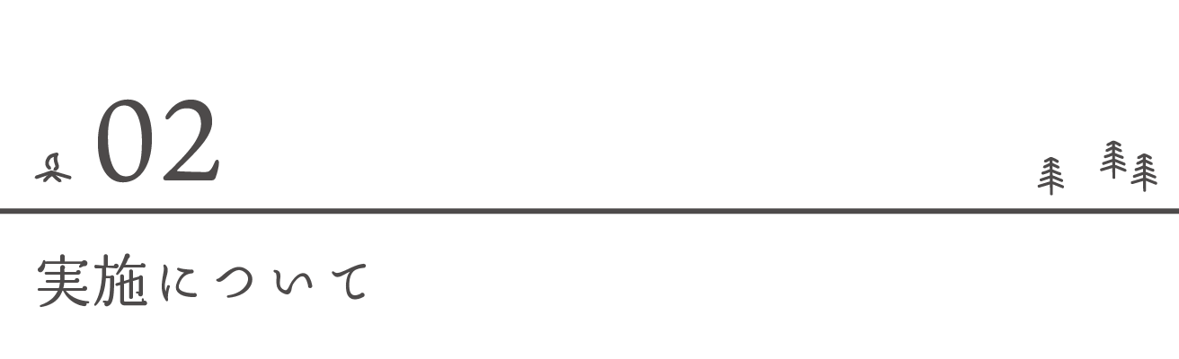 実施について