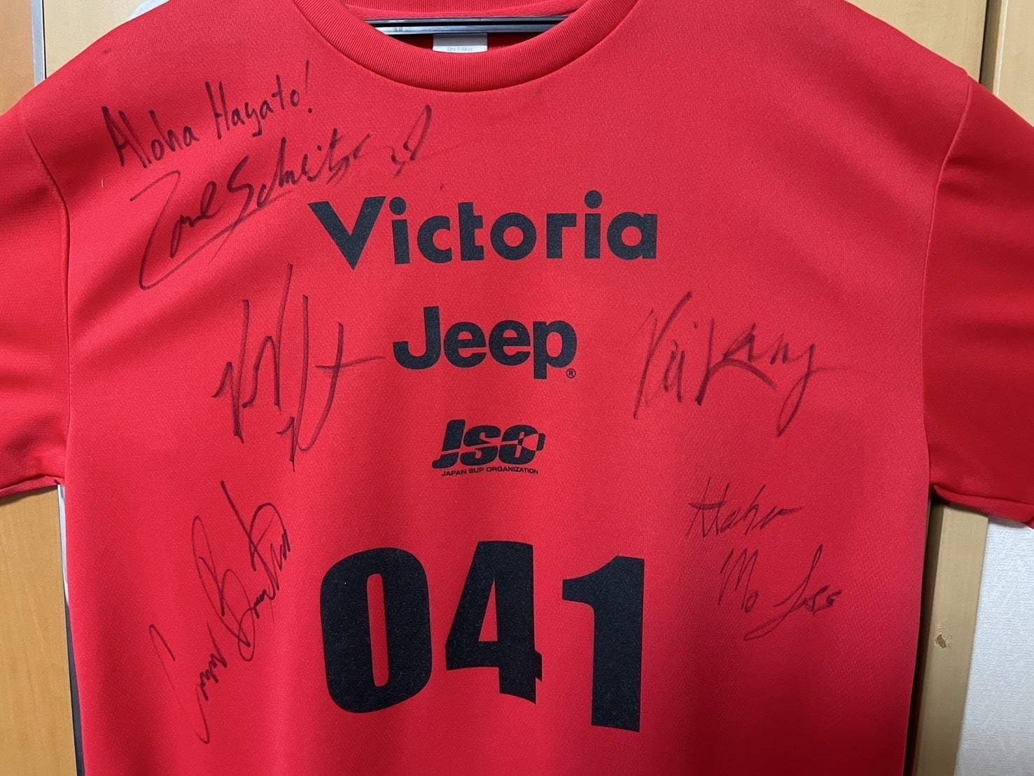 大会でもらったサイン