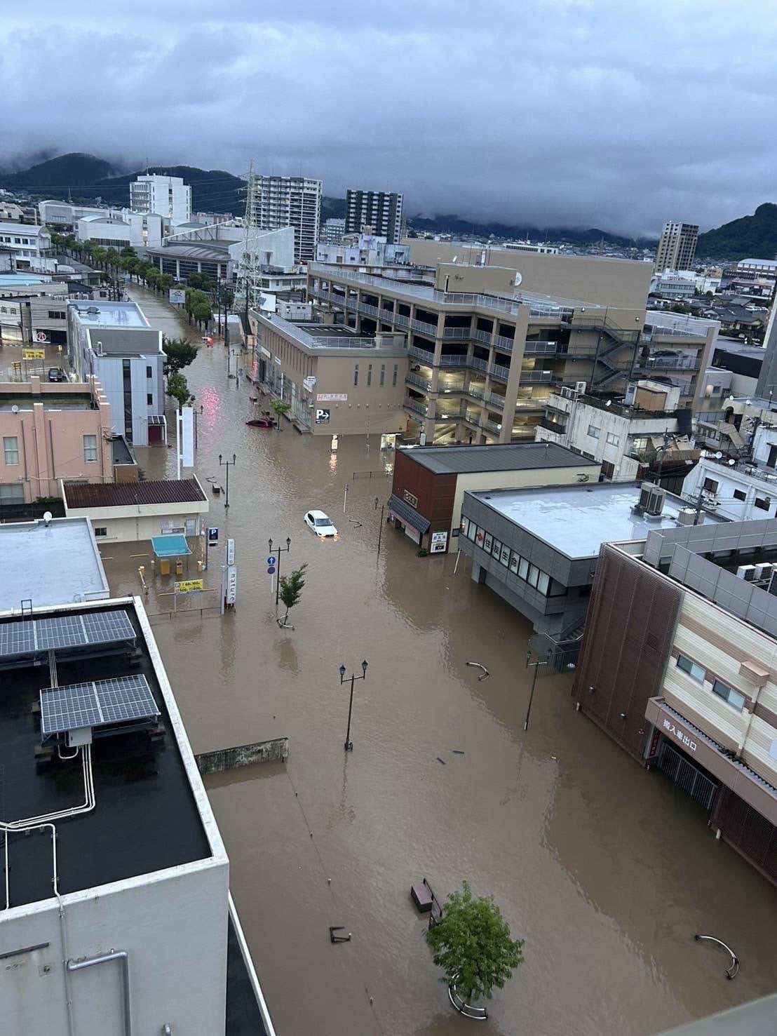 国分中央の浸水時