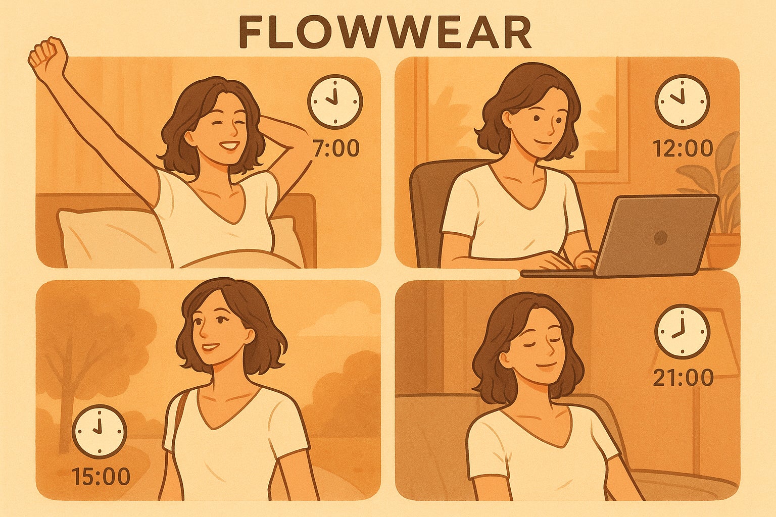 1日の使用シーン