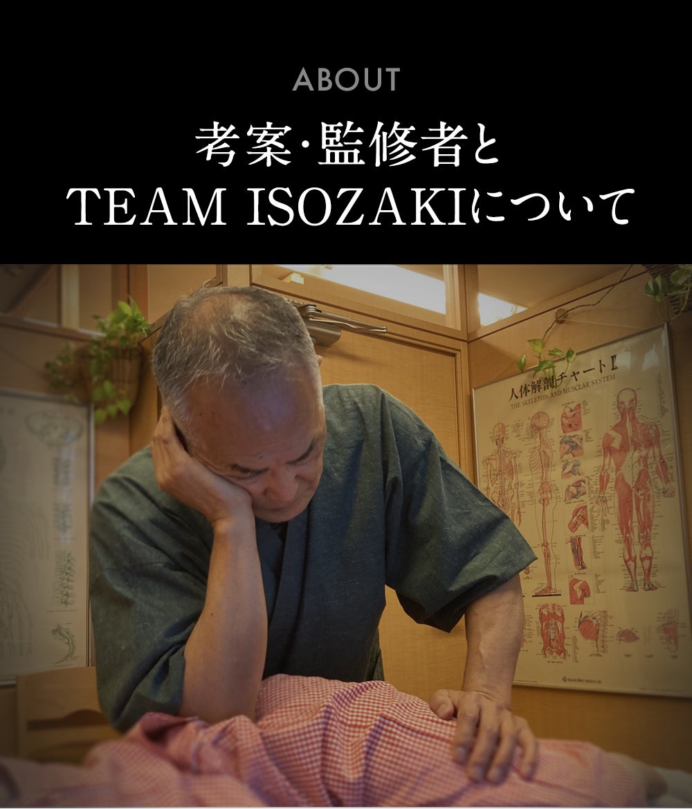 考案・監修者とTEAM ISOZAKIについて