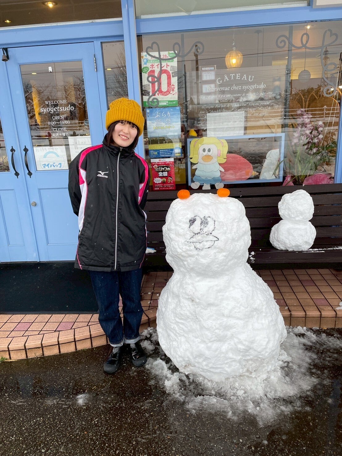 雪だるまの写真