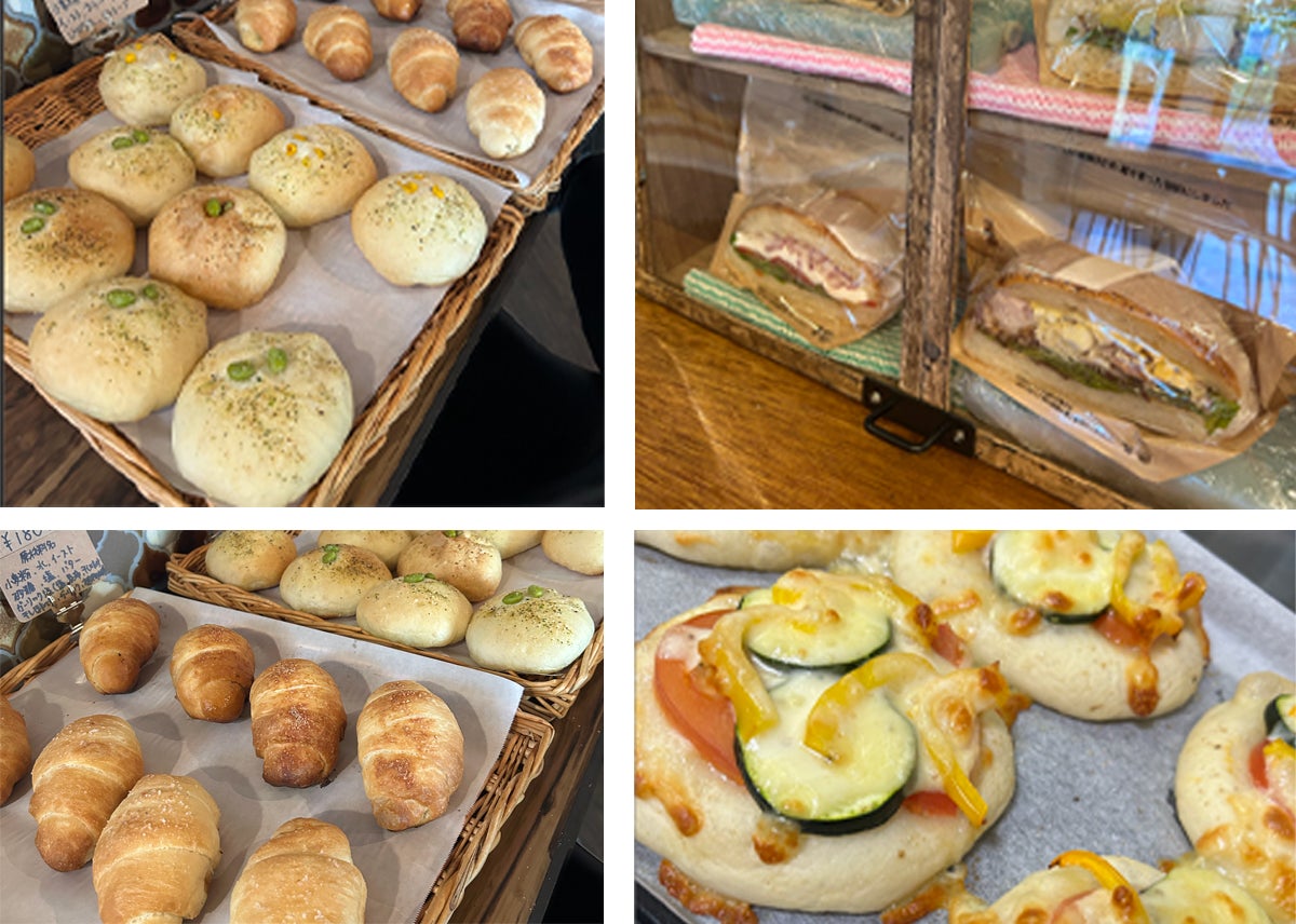 フォカッチャ以外もランチにピッタリなパン沢山作ってます