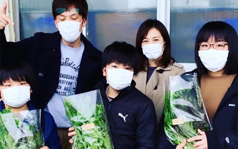 おすそ分け事例:5人家族(ご兄弟の分まで取りに来てくれました)